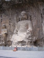 Statue at the Longmen Grottoes, Outside Luoyang